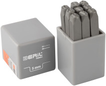A set of digital stamps 5mm (steel) BERIL