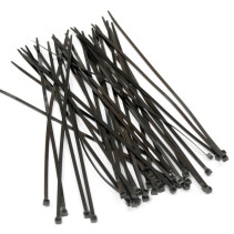 GT-150IBC Стяжка нейлоновая неоткрывающаяся, безгалогенная (halogen free), 150x3.6 мм, полиамид 6.6, -40°C - +85°C, черная (100 шт)