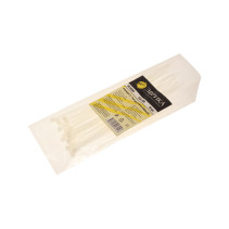 Хомут пластиковый ER-03162 белый 3.0x160мм универсальный (25шт) ЭВРИКА /1/600