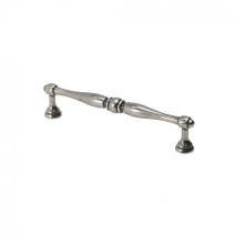 Handle meb. bracket met. EVA 128 antique silver, AKS