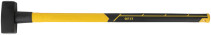 Forged sledgehammer, reinforced fiberglass handle 900 mm, 3 kg