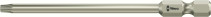 3867/4 TS TORX® BO бита, с отверстием под штифт, нержавеющая сталь, хвостовик 1/4" E 6.3, TX 15 x 89 мм