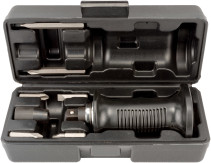 Impact-rotary screwdriver (anatomic handle;6 nozzles;case) Avtodor (40009)