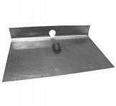 1-sided galvanized snow shovel with a bar S=0.8 mm 500x600 D-40 (pack. 10 pcs.)