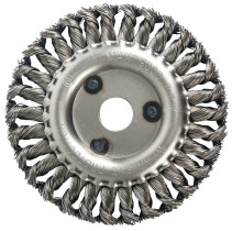 Кордщетка для МШУ радиальная витая ПРАКТИКА 150 х 22 мм (1шт.) блистер (032-522)