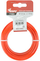 Fishing line for garden trimmers "Square" 3.0 mm x 15 m