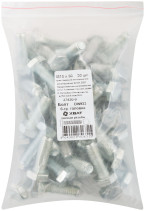 Болт 6-гранная головка (полная резьба) М10 х 30 50 шт DIN933 фасовка