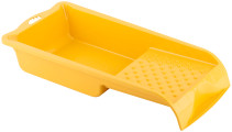 Yellow paint tray 350x170 mm, pedal for fixing