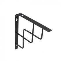 Shelf holder meth. QUADRO 200*200*20*3 , black AKS