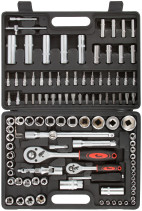Car Tool Set 108 pcs. CrV 1/2"+1/4"