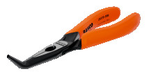 Pliers with semicircular, curved tips