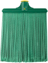 Plastic broom No. 1, flat soft 260x330 mm (seat diameter 25 mm)