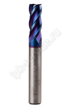 Фреза концевая ц/х тв.сп. ф8 L=60 Z4 nACo-blue для закал.ст. 65HRC