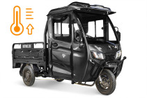 Cargo electric tricycle Rutrike CARGO Cabin heating 1500 60V1000W, black