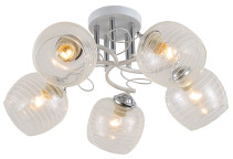 Люстра Rivoli Estefany 9131-305 5 х Е27 40 Вт модерн