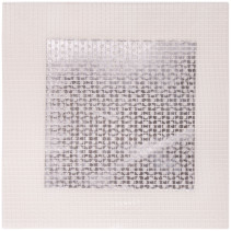 Self-adhesive repair pad, reinforced with aluminum mesh, 100x100 mm
