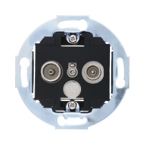 The mechanism of the TV+FM outlet is a Vintage pass-through
