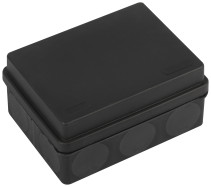 Soldering box ERA KOR-150-110-70- 11g-2MP-B two-component HF UV resistant 150x110x70mm Black Direct mounting IP67