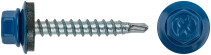 Шурупы кровельные со сверлом 4.8 х 32, синий RAL-5005 (фасовка 100 шт.)