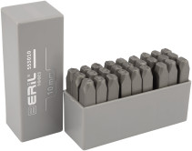 A set of Latin letter stamps 10mm (steel) BERIL