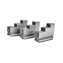 Кулачки к патрону токарному 250 3шт компл. прямые полка 11,8 ширина 27 J=10 L=105 мм, высота 73 D=14 мм, d=35 мм Beltools