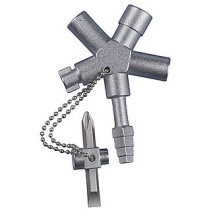 Ключ для распределительного шкафа „HUPkey“ с поворотной насадкой