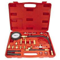 Тестер давления в топливных системах ER-86317 (0-10 bar) 21пр. в кейсе ЭВРИКА /1/10