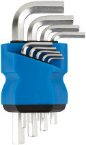 Hex keys, set of 9 pcs. (1.5-10 mm) in a plastic holder