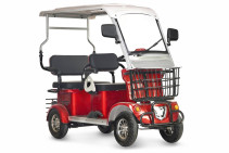 Electric tricycle Rutrike Gelbert Hara 48V/60V 600W, red