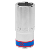 Головка торцевая глубокая шестигранная 3/4", 28 мм KING TONY 623528M