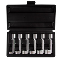1/2" split nozzle set, L-shaped, 12-19 mm, 6 pieces, AFFIX AF02510006C case