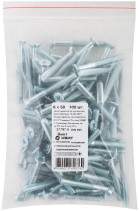 Countersunk head screw with full thread galvanized DIN 965 6x50 (packing 100 pcs)