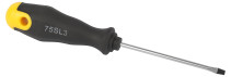 75SL3 Отвертка ЭРА SL 3х75 мм шлицевая двухкомпонентная рукоятка