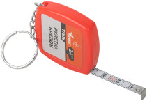 Tape measure keychain, plastic case 2 m x 6 mm