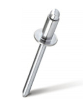 Rivet exhaust open MESSER Steel/Steel Standard rim 4.8X6.0 mm (Pack of 50 pcs.)