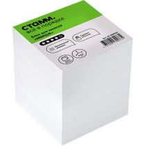 The block for recording STAMM "Image", 8*8*8cm, white