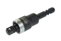 Gimbal adapter for a 1/4"(6.35mm) screwdriver, 1/4" square JTC
