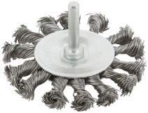 Corkscrew, "wheel" type, with pin, 75 mm steel twisted wire