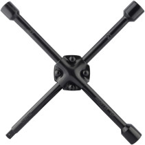 Ключ баллонный-крест (17*19*21*1/2")(черн.лак,усиленный)(АвтоDело) 30811