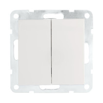 Switch 2-cl.(diagram 5) 16 A, 250 B (white) LK60