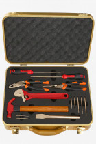 Explosion-proof tool kit (14 pieces) BeCu No.AA19-14, HORTZ