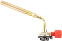 Gas burner for a standard collet cylinder