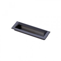 Ручка меб. врезная мет. TIARA 128 жемчужный черный, AKS