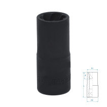 Head for damaged fasteners 1/2", 14 mm KING TONY 9TD403-14M