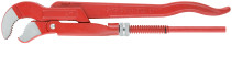 Gas pipe wrench 45 gr. ( type S ) tools steel 1" (300 mm)