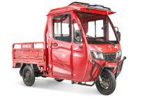 Грузовой электротрицикл Rutrike КАРГО Кабина 1500 60V1000W, красный