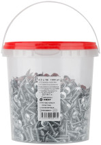 Self-tapping screws for sheet plates, pointed 4.2 x 19 (packing Bucket 1000 pcs)
