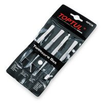 4 pieces Set of Tweezers TOPTUL JGAA0401