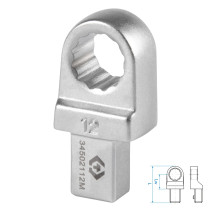 Folding nozzle of the "FIT" series, 12 mm, 9x12 mm KING TONY 34502112M