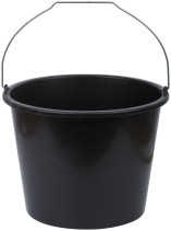 Construction plastic bucket for mixing 12 l mortar
